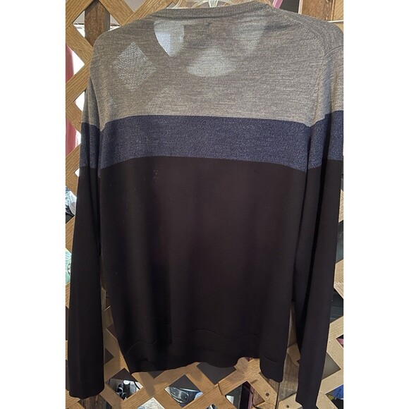 APT. 9 Merino Wool Blend Soft Striped Bundle Up Sweaters Men's XXL - Picture 14 of 16